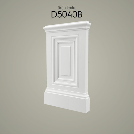 Poliüretan Pilaster Sütun Alt Kaide D5040B: İç ve Dış Cephe için Sütun ve Başlığı Dekorları - Üretici Tasarım Modelleri ve Dekorasyon Fikirleri