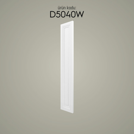 Poliüretan Pilaster Sütun D5040W: İç ve Dış Cephe İçin Dekoratif Sütun ve Başlıkları - Çeşitleri, Modelleri ve Üretici Fiyatları