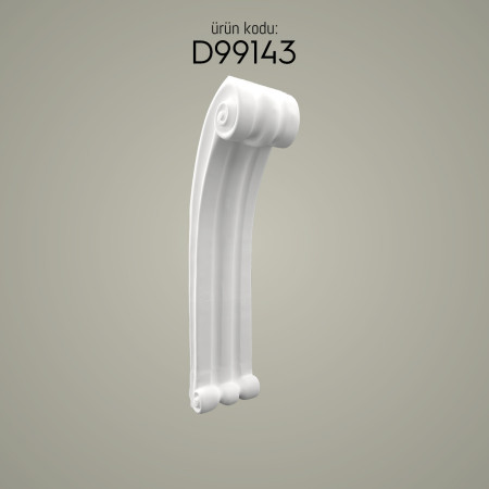 Poliüretan Payanda D99143: Dekoratif Motifli Duvar Payandaları - Alçı Payanda Muadili Modelleri ve Üretici Tasarım Çeşitleri