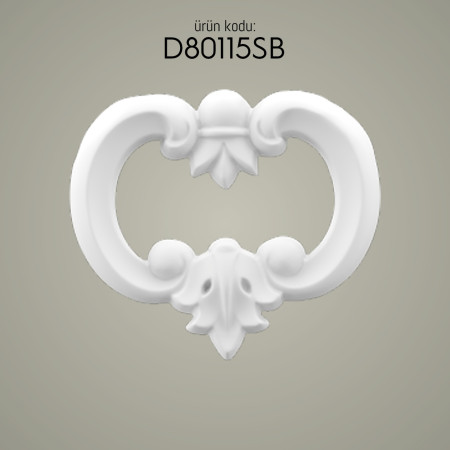 Poliüretan Süslemeler D80115SB: Ahşap Aksesuar Muadili Duvar Dekorasyon Modelleri ve Fiyatları