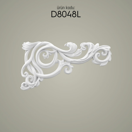 Poliüretan Süslemeler D8048L: Dekoratif Poliüretan Aksesuar ve Süsleme Modelleri - İmalattan Üretici Tasarım Çeşitleri