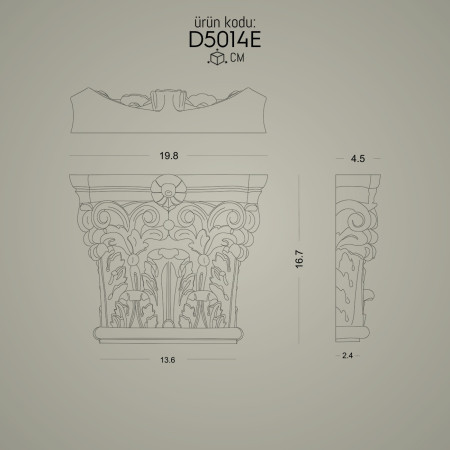 Poliüretan Pilaster Sütun Başlık Dor İyon Korint Poliüretan Pilaster Sütun Modelleri Dekoratif Sütunlar - Tasarım ve Üretici Fikirleri