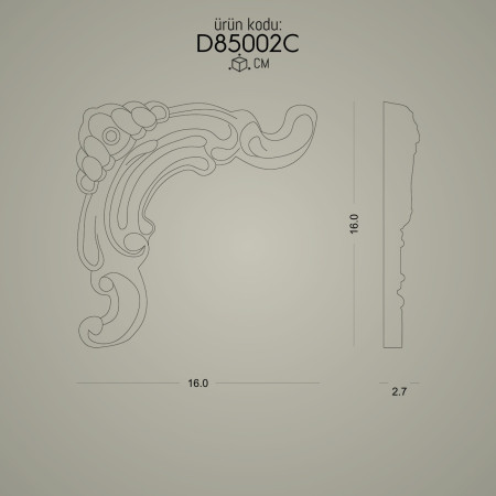 <p>

    <h1>Poliüretan Desenli Çıta Köşe D85002C</h1>
    <h2>Dekoratif Desenli Duvar Çıta Köşe Çeşitleri</h2>
    <p>Poliüretan desenli çıta köşeler, iç mekan dekorasyonunda estetik bir dokunuş sağlamak amacıyla kullanılan dekoratif elemanlardır. Bu çıtalar, duvarların köşe kısımlarında, tavan ile duvar arasında veya kapı çerçeveleri etrafında kullanılabilir. Poliüretan malzeme, hem hafif hem de dayanıklı olduğu için tercih edilmektedir.</p>
    
    <h3>Ürün Özellikleri</h3>
    <ul>
        <li><strong>Model:</strong> ve D85002C</li>
        <li><strong>Malzeme:</strong> Yüksek kaliteli poliüretan</li>
        <li><strong>Kullanım Alanları:</strong> İç mekan duvar köşeleri, tavan köşeleri, kapı ve pencere çerçeveleri</li>
        <li><strong>Montaj:</strong> Kolay montaj için özel yapıştırıcılar ile uygulanabilir</li>
        <li><strong>Bakım:</strong> Az bakım gerektirir ve nemli bir bezle kolayca temizlenebilir</li>
    </ul>
    
    <h3>Dekorasyon Fikirleri</h3>
    <p>Poliüretan desenli çıta köşeler, modern ve klasik dekorasyon stillerine kolayca uyum sağlar. Minimalist bir tarzda, sade duvar renkleri ile kombinlenerek zarif bir görünüm elde edilebilir. Klasik veya vintage dekorasyonlarda ise, daha detaylı ve süslü çıta modelleri tercih edilerek, antik bir hava yaratılabilir.</p>
    
    <h3>Üreticiden Direkt Satış Avantajları</h3>
    <p>Üreticiden direkt satış yapılması, aracılar olmadan daha uygun fiyatlarla alışveriş yapmanızı sağlar. Ayrıca, üretici garantisi ile desteklenen ürünler, uzun ömürlü kullanım imkanı sunar.</p>
    
    <footer>
        <p>© 2023 Dekoratif Duvar Çıta Köşe Çeşitleri. Tüm hakları saklıdır.</p>
    </footer>

</p><br><hr></hr>