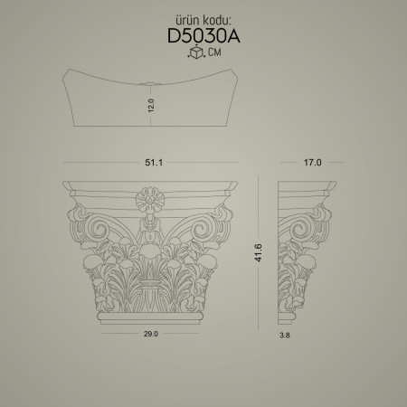 Poliüretan Pilaster Sütun Başlık - Osmanlı Pilaster Sütun Başlık Modelleri ve Dekorasyon Fikirleri