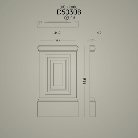 Poliüretan Pilaster Sütun Alt Kaide Bizans Roma Yunan Dekoratif Dor İyon Korint Sütun ve Başlığı Modelleri