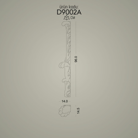 Poliüretan Pilaster Sütun Başlık Söve Sütun İmalatı: Dekoratif Dor İyon Korint Sütun ve Başlığı Modelleri, Tasarım ve Üretici Detayları