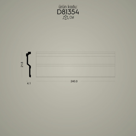 Poliüretan Düz Kartonpiyer Boyanabilir Duvar Kartonpiyeri - Modern Sade Ahşap Muadili Modelleri ve Fiyatları