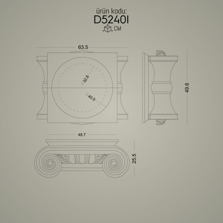 Poliüretan Sütun Başlık Söve Sütun Poliüretan Sütun Fiyatı Dekoratif Dor İyon Korint Sütun ve Başlığı: Tasarım Modelleri ve Üretici Çeşitleri
