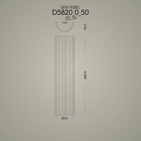 Poliüretan Yivli Sütun Villa ve Giriş Kapısı Sütun Modelleri - Dekoratif Sütunlar, Çeşitleri ve Dekorasyon Fikirleri