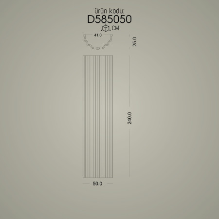 Poliüretan Yivli Sütun ve Modelleri: Ahşap Muadili Dekorasyon Çeşitleri