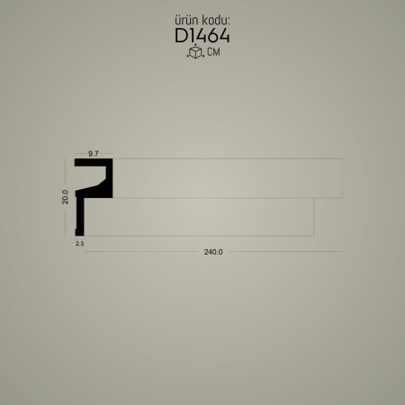 Poliüretan Söve D1464: Dekoratif Desenli Pencere Kenarı Söve Modelleri ve İmalattan Üretici Fikirleri