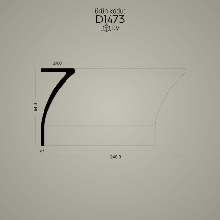 Poliüretan Söve D1473: Çeşitli Poliüretan Pencere Kenarı Söve Modelleri, Tasarım ve Üretici Detayları