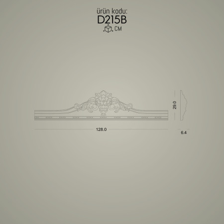 Poliüretan Bordür Taçı Motifli - Dekorasyon Modelleri ve Tasarım Örnekleri
