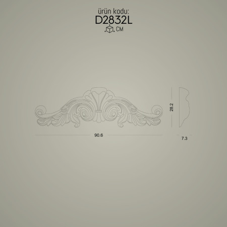 Poliüretan Taç Motifli Duvar Tacı İmalatı - Dekorasyon Tasarım Modelleri ve Üretici Çeşitleri