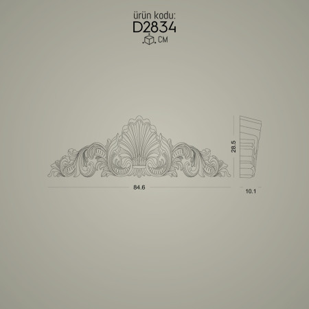 Poliüretan Taç Klasik Dekor Motifli Duvar Taçları Modelleri - Üreticiden Dekorasyon Fikirleri ve Çeşitleri