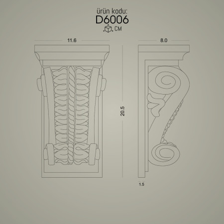 Poliüretan Payanda Desenli - Üretici Firma Tarafından Sunulan Dekoratif Çeşitleri ve Tasarım Örnekleri