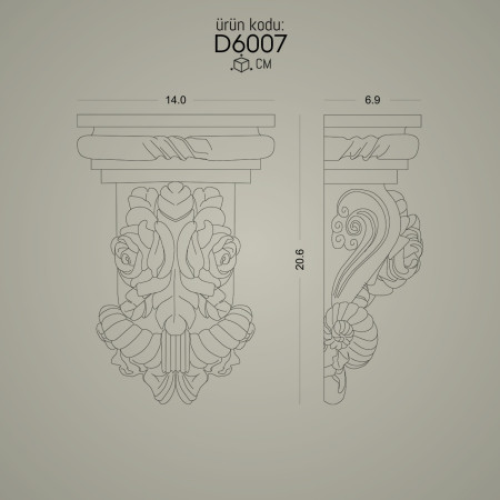 Poliüretan Payanda Salon Mutfak Yatak Odası Koridor Motifli Duvar Payanda İmalatı - Dekorasyon Modelleri ve Tasarım Çeşitleri