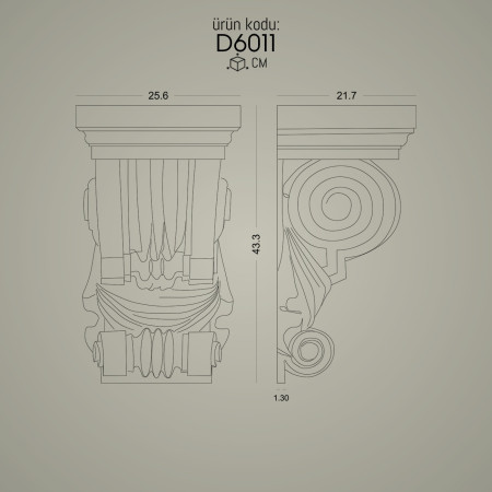 Poliüretan Payanda Klasik Dekor Dekoratif Duvar Payanda Fiyatları ve Modelleri - İmalattan Üretici Kalitesi