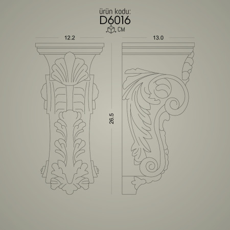 Poliüretan Payanda Dekoratif Motifli Duvar Payanda İmalatı - Üreticiden Dekorasyon Modelleri ve Tasarım Fikirleri