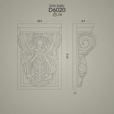 Poliüretan Payanda Klasik Dekor Poliüretan Duvar Payanda Modelleri: Dekorasyon Çeşitleri ve Tasarım Fikirleri