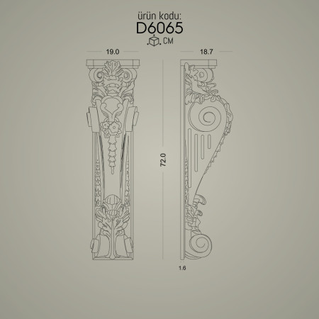 Poliüretan Payanda Dekoratif Desenli Duvar Payanda İmalatı - Ahşap Muadili Poliüretan Payanda Modelleri ve Tasarım Fikirleri