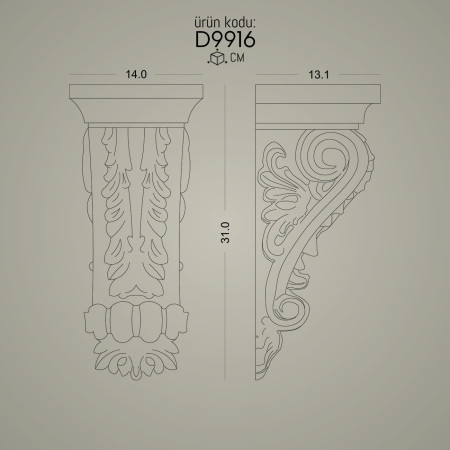 Poliüretan Payanda - Dekoratif Desenli Duvar Payandaları Fiyatları ve Modelleri - Alçı Payanda Muadili Üretici