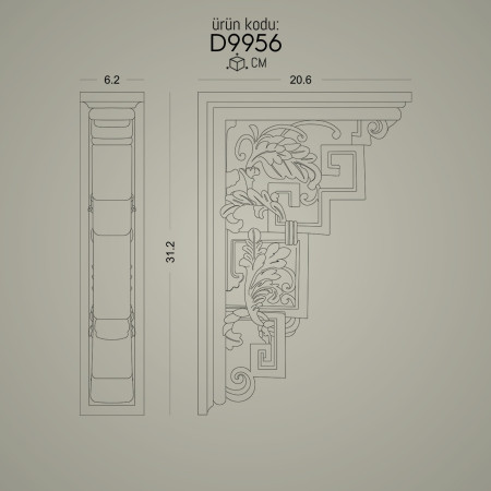 Poliüretan Payanda Dekoratif Motifli Duvar Payanda Modelleri - İmalattan Üretici Tasarım Çeşitleri