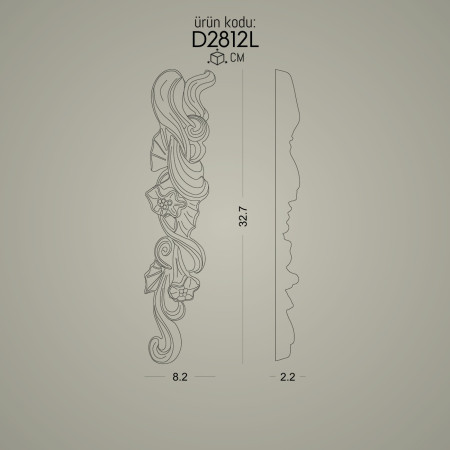 Poliüretan Süslemeler Salon Mutfak Yatak Odası Koridor Dekoratif Duvar Aksesuar ve Süsleme Modelleri, Tasarım Çeşitleri