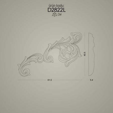 Poliüretan Süslemeler Desenli Duvar Aksesuar ve Süslemesi Modelleri - Ahşap Aksesuar Muadili Dekorasyon Fikirleri
