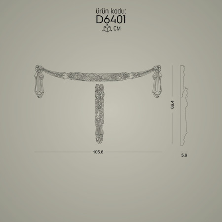 Poliüretan Süslemeler D6401: Salon, Mutfak, Yatak Odası ve Koridor İçin Duvar Aksesuar ve Süsleme İmalatı - Dekorasyon Modelleri ve Tasarım Fikirleri