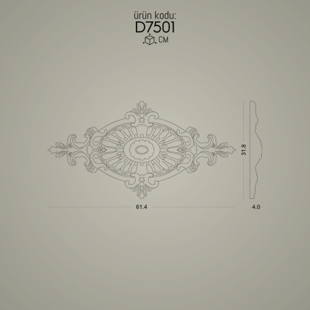 Poliüretan Süslemeler - Dekoratif Motifli Poliüretan Duvar Aksesuar ve Süslemesi Modelleri: Üreticiden Tasarım Çeşitleri
