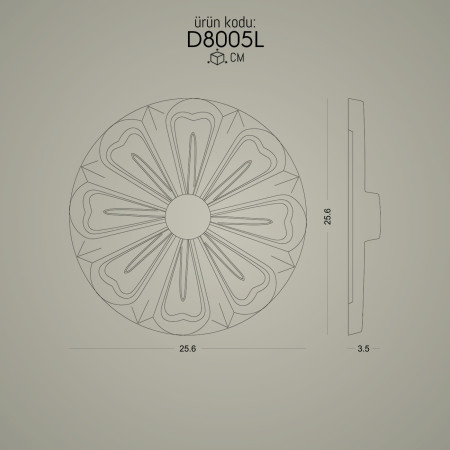 Tokat Gürme Düğün Salonu projesinde mekanın konseptine uygun olarak özgün dekorasyon tasarımını 3D ortamda olusturduk Hazırladığımız fotogerçekçi render çalısmalarıyla projeyi önceden görsellestirdik ve tüm poliüretan dekoratif malzemelerin imalatını kend