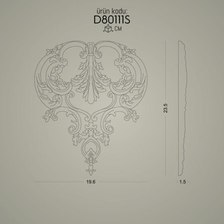 Poliüretan Süslemeler Motifli Duvar Aksesuar ve Süslemeleri Modelleri - İmalattan Üretici Dekorasyon Çeşitleri