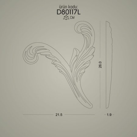 Poliüretan Süslemeler Klasik Dekor Desenli Duvar Aksesuar ve Süslemeleri Poliüretan Tasarım Modelleri