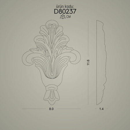 Poliüretan Süslemeler Klasik Dekor Motifli Duvar Aksesuar ve Süslemesi Modelleri ve Fiyatları