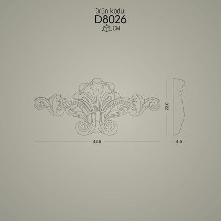 Tokat Gürme Düğün Salonu projesinde mekanın konseptine uygun olarak özgün dekorasyon tasarımını 3D ortamda olusturduk Hazırladığımız fotogerçekçi render çalısmalarıyla projeyi önceden görsellestirdik ve tüm poliüretan dekoratif malzemelerin imalatını kend