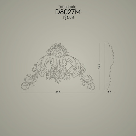 Poliüretan Süslemeler Klasik Dekor Motifli Duvar Aksesuar ve Süslemeleri: Dekorasyon Modelleri ve Üretici Çeşitleri