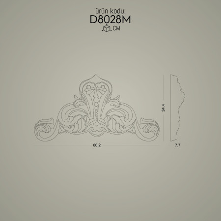 Poliüretan Süslemeler Salon Mutfak Yatak Odası Koridor Dekoratif Motifli Duvar Aksesuar ve Süsleme Modelleri