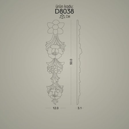 Poliüretan Süslemeler Motifli Duvar Aksesuar ve Süsleme Poliüretan Poliüretan Dekorasyon Modelleri