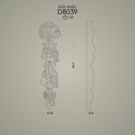 Poliüretan Süslemeler Dekoratif Duvar Aksesuar ve Süslemesi Modelleri - Üreticiden İmalattan Tasarım Çeşitleri