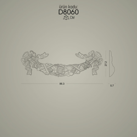 Poliüretan Süslemeler D8060: Poliüretan Aksesuar ve Süsleme Motifli Duvar Aksesuarları Modelleri – Dekorasyon Fikirleri ve Üretici Çeşitleri