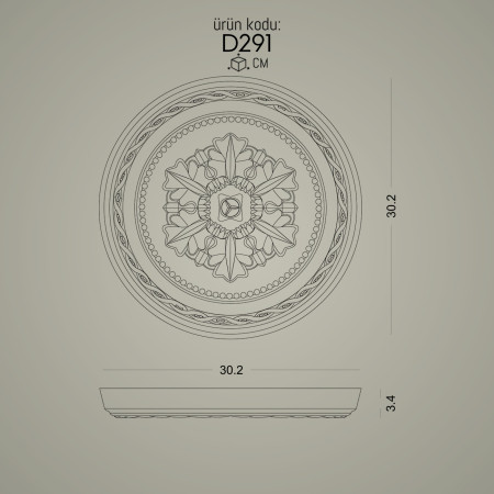 Poliüretan Tavan Göbek ve Rozetler Dekoratif Desenli Poliüretan Göbek Fiyatları Ahşap Göbek Muadili - Dekorasyon Modelleri ve Tasarım Çeşitleri