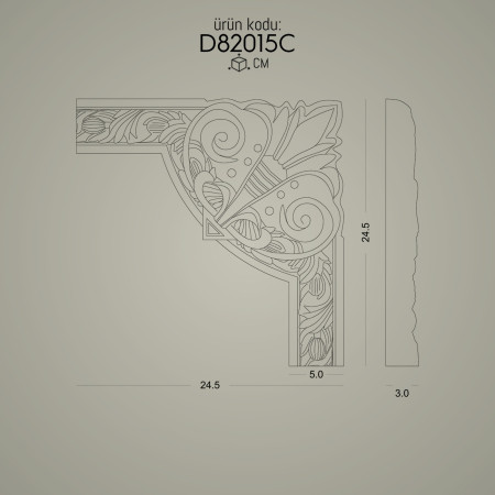 Poliüretan Desenli Çıta Köşe Klasik Dekor Desenli Poliüretan Çıta Köşe Modelleri ve Fiyatları - Üreticiden Dekorasyon Fikirleri