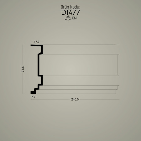 Poliüretan Söve D1477: Duvar Poliüretan Söve Fiyatları ve Dekorasyon Modelleri