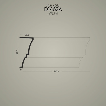 Poliüretan Söve D1462A: Dekoratif Poliüretan Cephe Kaplama Modelleri ve Tasarım Fikirleri