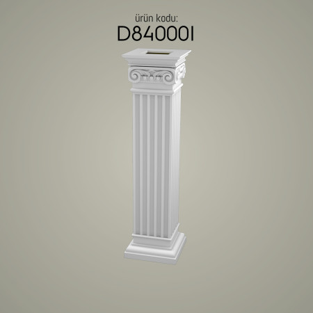 D84000I Poliüretan sert köpük Kısa Roman Sütun Sehpalar ahşap muadili Kısa Roman Sütun Sehpalar