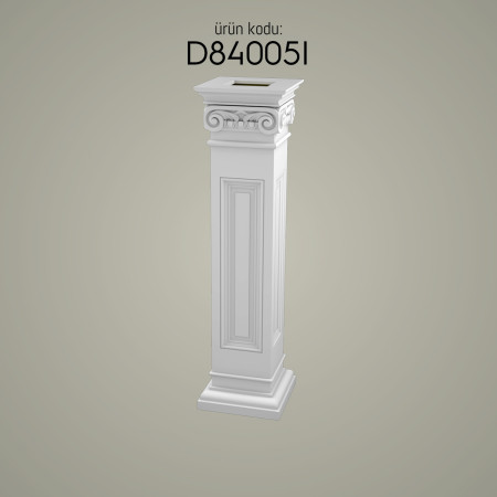 D84005I Villa ve giriş kapısı Kısa Roman Sütun Sehpa başlık modelleri Dekoratif Sütunlar