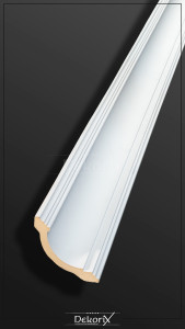 P81601 Poliüretan Düz Kartonpiyer Modelleri Poliüretan Kartonpiyer 10x240 cm