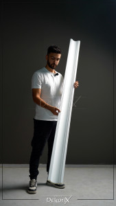 P81601 Poliüretan Düz Kartonpiyer Modelleri Poliüretan Kartonpiyer 10x240 cm