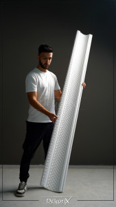 P81148 Poliüretan Desenli Kartonpiyer Modelleri Poliüretan Klasik Desenli Kartonpiyer Modeli 16x244 cm